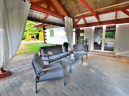 Comfortable XXL Holiday Villa by the Pond