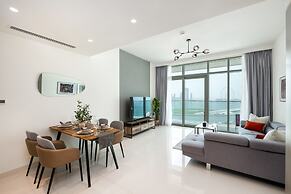 Elegant 2BR Emaar Beachfront Retreat