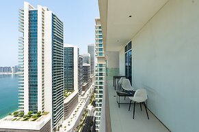 Elegant 2BR Emaar Beachfront Retreat