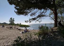 Reetdachhaus am Bodden mit Sauna