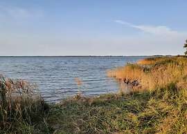 Reetdachhaus am Bodden mit Sauna
