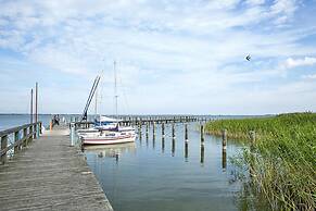 Reetdachhaus am Bodden mit Sauna
