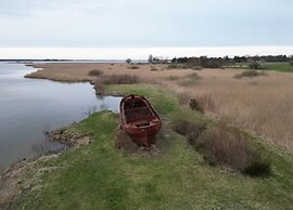 Reetdachhaus am Bodden mit Sauna