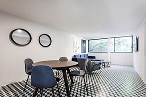 2BR Roma Norte - Parking, Sleeps 6 - Internet