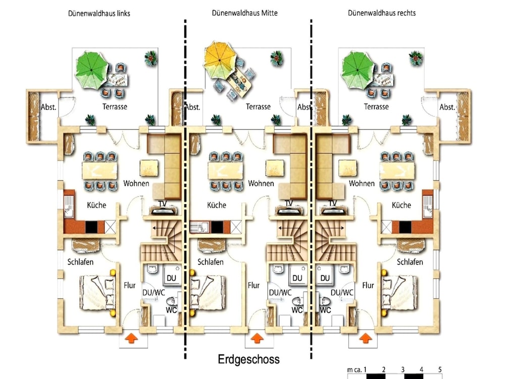 Reihenhaus Dunenwaldhaus Mitte in Trassenheide