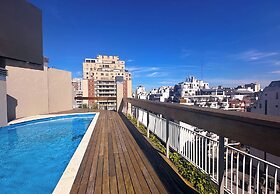 RentUp - Palermo · estudio con balcón y piscina & terraza