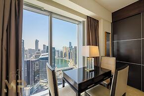 Marco Polo - Chic 1BR in Marina Hub | Expansive Balcony