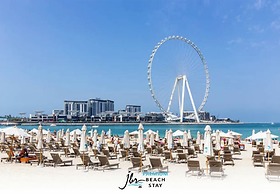 Premium JBR Beach Stay-Beach Access & Sea Views
