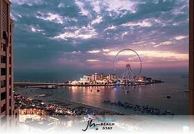 Premium JBR Beach Stay-Beach Access & Sea Views