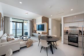 Modern 2BR Emaar Beachfront w Pvt Beach Access