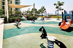 Modern 2BR Emaar Beachfront w Pvt Beach Access