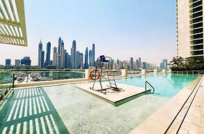 Modern 2BR Emaar Beachfront w Pvt Beach Access