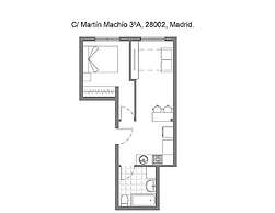 M Mma323a Acogedor Apartamento de un Dormitorio e