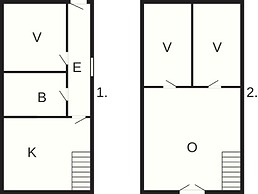 8 Person Holiday Home in Romo