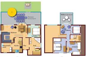 Skandinavisches Ferienhaus in Mirow
