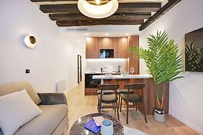 Chic Apartment - 1br/4p -ac- Marais/vosges