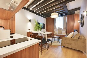 Chic Apartment - 1br/4p -ac- Marais/vosges