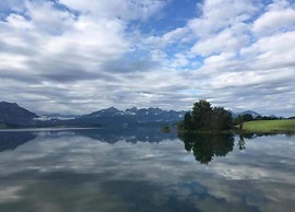 Tolles Bauernhaus im Allgaeu mit Alpenblick