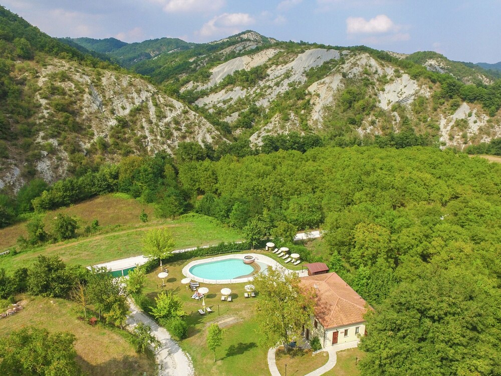 Property With Swimming Pool, Spacious Garden, Private Terrace and View