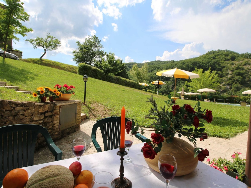 Property With Swimming Pool, Spacious Garden, Private Terrace and View