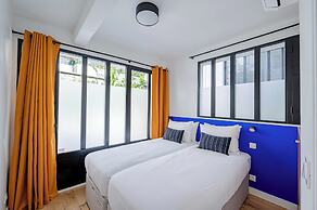 Marais Area - Outdoor Patio - A/C - 2bdr