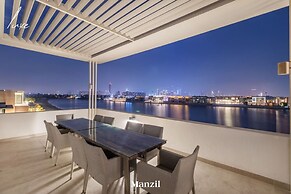 Beachfront 5BR Villa w Jacuzzi Pool on the Palm