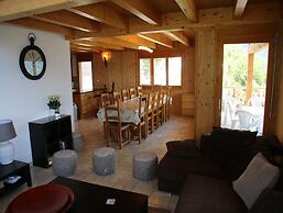Chalet Nestled in Mountains and Garden