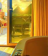 Mirage Pyramids View