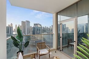 2BR w Canal & Burj View Near Dubai Mall