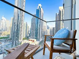Luxurious 4B Balcony & Views Burjcrown Downtown