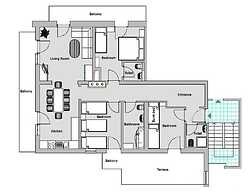 Alpine ski Apartment Getaway