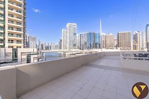 Canal & Partial Burj View Mayfair Tower
