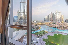 Skyline Majesty - Burj Khalifa and Fountain views