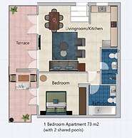 Adjacent to Aphrodite Premium Apartments I