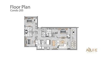 Allure 205 3 Bedroom Apts