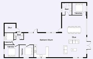 5 Star Holiday Home in Lokken