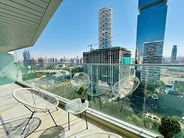 Stylish 1BR in JVC w Pool 6 Mins to Circle Mall