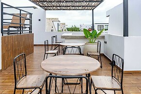 Pool & Rooftop in Tulum. 2 Bedrooms Flat