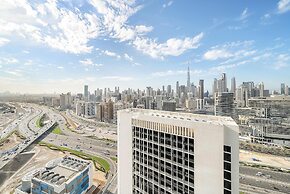 Elegant 1BR With Panoramic Views on Burj Khalifa
