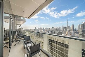 Elegant 1BR With Panoramic Views on Burj Khalifa
