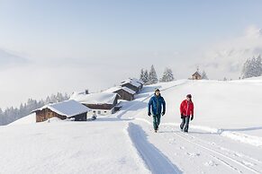 Retrowohnung mit Bergpanorama