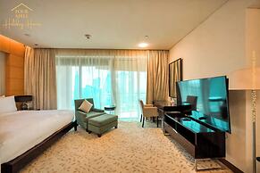 Peaceful Studio with Burj Khalifa View