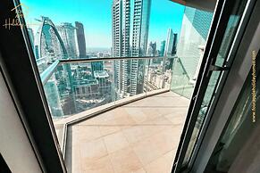 Peaceful Studio with Burj Khalifa View