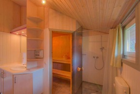 Ferienhaus mit Sauna im Ferienpark Mirow
