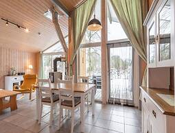 Ferienhaus mit Sauna im Ferienpark Mirow