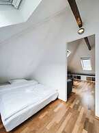 Apartment With Loft and Window Balcony