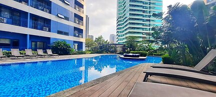 Air Residences-Modern studio w/ City skyline view
