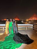 Pyramids top view