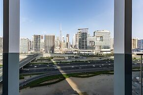 Modern Comfort 1BR w Burj Khalifa View