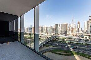 Modern Comfort 1BR w Burj Khalifa View